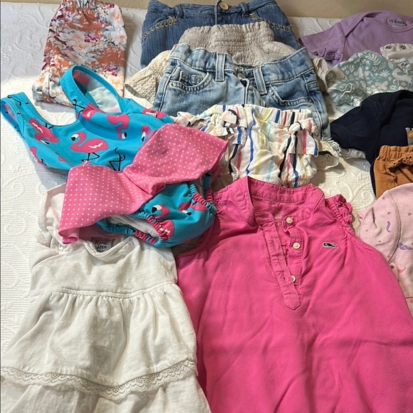 24month-2T Bundle including a Vineyard Vine Dress. 21 items. Harley Davidson - Picture 2 of 16